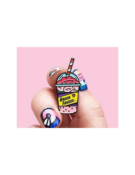 Soft enamel pin